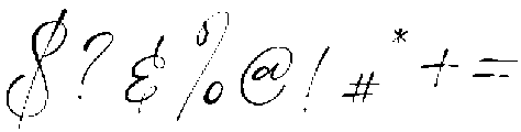 Anna Glave Script otf (400) Font OTHER CHARS