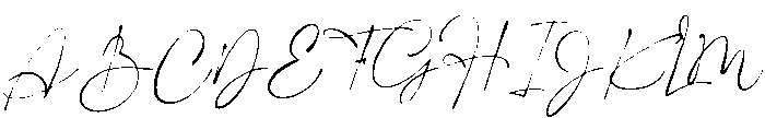 Anna Glave Script otf (400) Font UPPERCASE