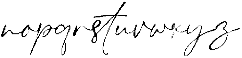 Anna Glave Script otf (400) Font LOWERCASE