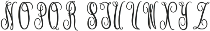 Annabel Left LIte Regular otf (400) Font UPPERCASE