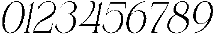 Annagia Italic otf (400) Font OTHER CHARS