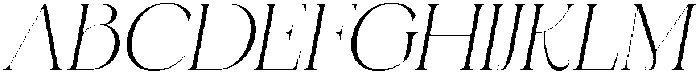 Annagia Italic otf (400) Font UPPERCASE