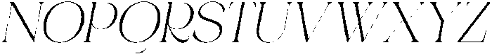 Annagia Italic otf (400) Font UPPERCASE