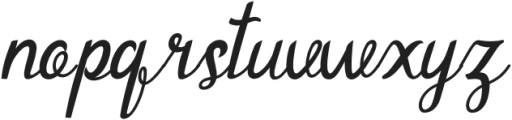 Annaleta Italic otf (400) Font LOWERCASE