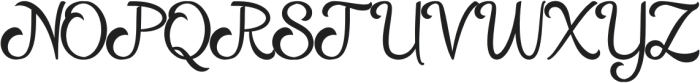 Annaleta otf (400) Font UPPERCASE