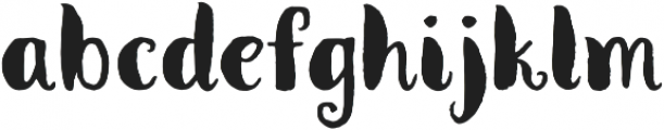 Anne With an E otf (400) Font LOWERCASE