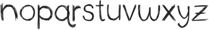 Annie Scratch Regular otf (400) Font LOWERCASE