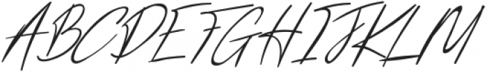 Annie Signature Regular otf (400) Font UPPERCASE