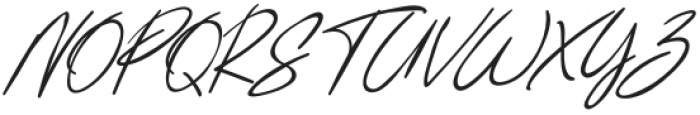 Annie Signature Regular otf (400) Font UPPERCASE