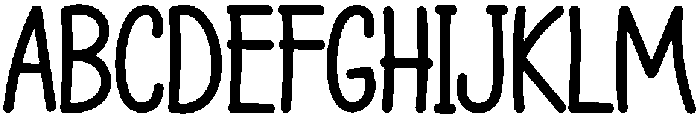 Anniversary Regular otf (400) Font UPPERCASE