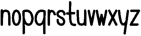 Anniversary Regular otf (400) Font LOWERCASE
