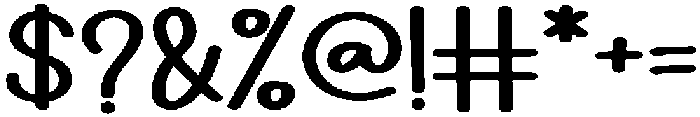 Anniversary Regular otf (400) Font OTHER CHARS