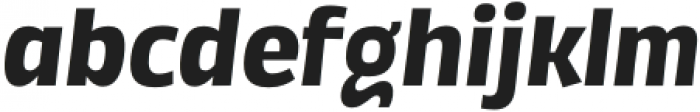 Annuario Bold Italic otf (700) Font LOWERCASE