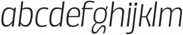 Annuario Light Italic otf (300) Font LOWERCASE