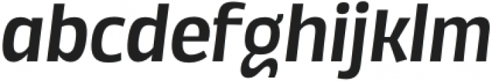 Annuario Medium Italic otf (500) Font LOWERCASE