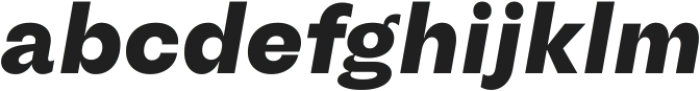 Another Grotesk Display Bold Italic ttf (700) Font LOWERCASE