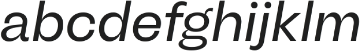 Another Grotesk Display Italic ttf (400) Font LOWERCASE