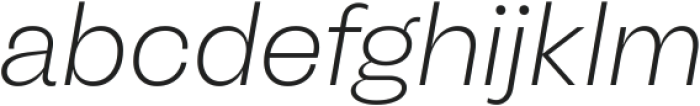 Another Grotesk Extra Light Italic ttf (200) Font LOWERCASE