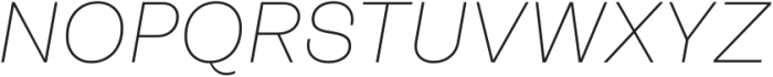 Another Grotesk Laser Italic ttf (400) Font UPPERCASE