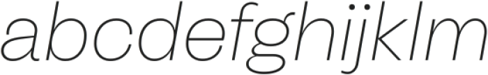Another Grotesk Laser Italic ttf (400) Font LOWERCASE