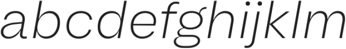 Another Grotesk Text Extra Light Italic ttf (200) Font LOWERCASE