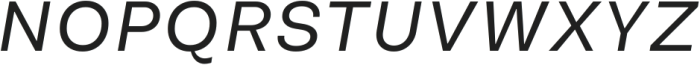 Another Grotesk Text Italic ttf (400) Font UPPERCASE