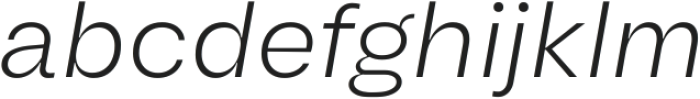 Another Grotesk Text Light Italic ttf (300) Font LOWERCASE