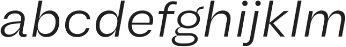 Another Grotesk Text Normal Italic ttf (400) Font LOWERCASE