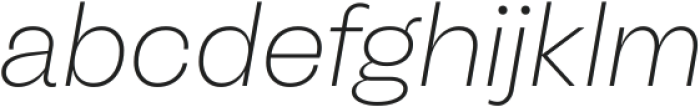 Another Grotesk Thin Italic ttf (100) Font LOWERCASE