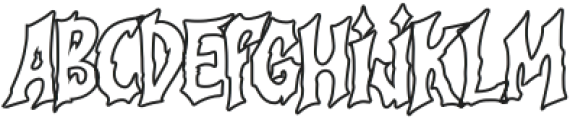 Another Nightmare Outline otf (400) FONT