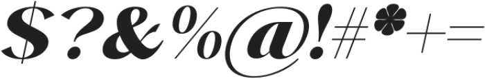 AnotherBeauty-Italic otf (400) Font OTHER CHARS