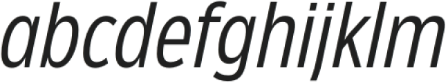 Ansage Light CD Italic otf (300) Font LOWERCASE