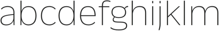 Ansage Thin otf (100) Font LOWERCASE