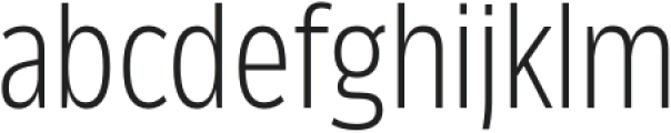 Ansage XLight CD otf (300) Font LOWERCASE