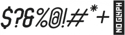 Ansen Bold Italic otf (700) Font OTHER CHARS