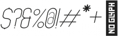 Ansen Thin Italic otf (100) Font OTHER CHARS