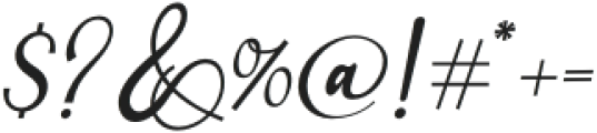 Ansley Italic otf (400) Font OTHER CHARS