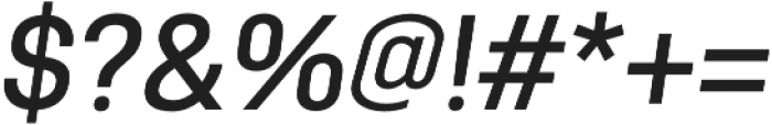 Antartida Medium Italic otf (500) Font OTHER CHARS