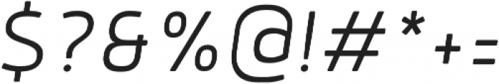 Anteb Alt Light Italic otf (300) Font OTHER CHARS