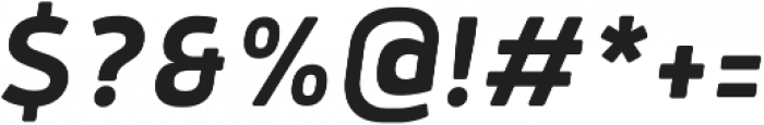 Anteb Bold Italic otf (700) Font OTHER CHARS