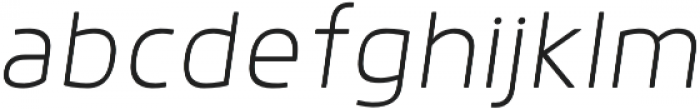 Anteb ExtraLight Italic otf (200) Font LOWERCASE
