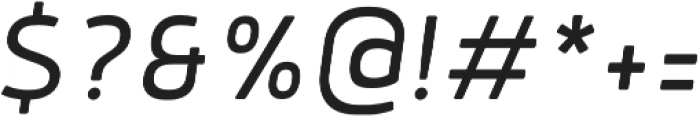 Anteb SemiLight Italic otf (300) Font OTHER CHARS