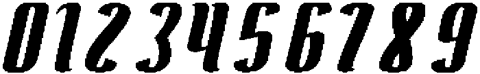 Antelope Run Bold otf (700) Font OTHER CHARS