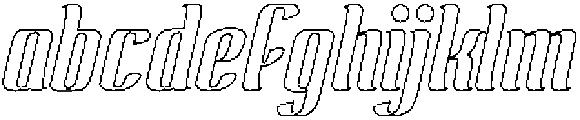 Antelope Run-Hollow otf (400) FONT