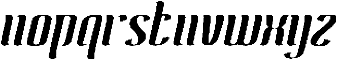 Antelope Run-Light otf (300) Font LOWERCASE