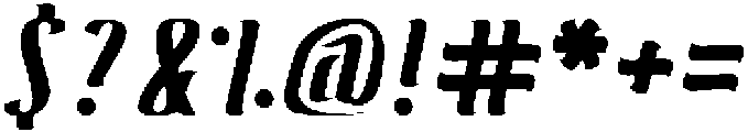 Antelope Run otf (400) Font OTHER CHARS