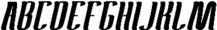 Antelope Run otf (400) Font UPPERCASE