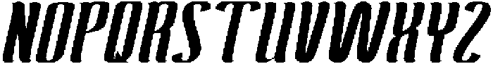 Antelope Run otf (400) Font UPPERCASE