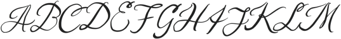 Antelopia Regular otf (400) Font UPPERCASE