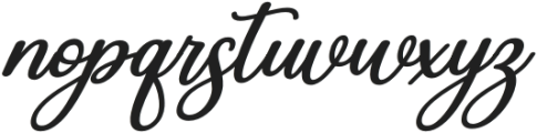 Anteri Signature Bold Italic otf (700) Font LOWERCASE